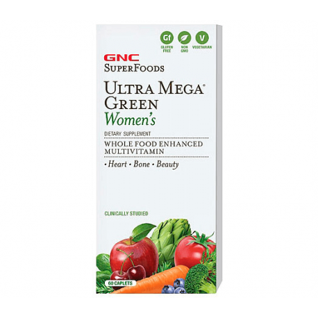 GNC Superfoods Ultra Mega Green Women's (60 таб.)