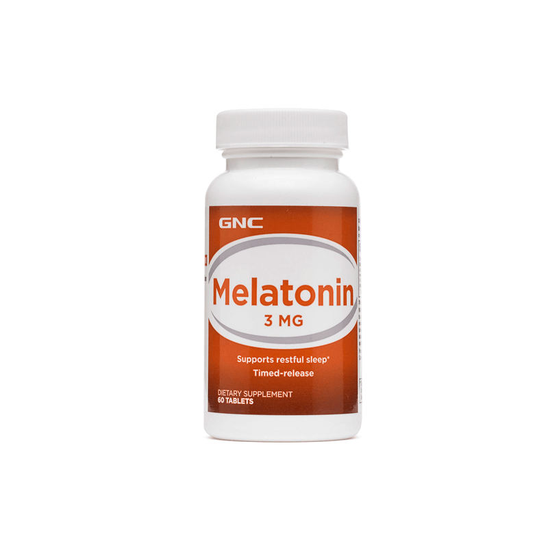 Melatonin, GNC, 3 мг, 60 таблеток