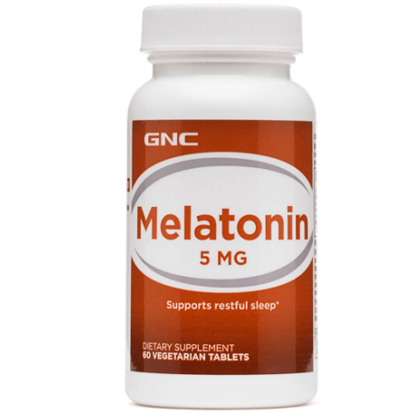 Melatonin, GNC, 5 мг, 60 таблеток