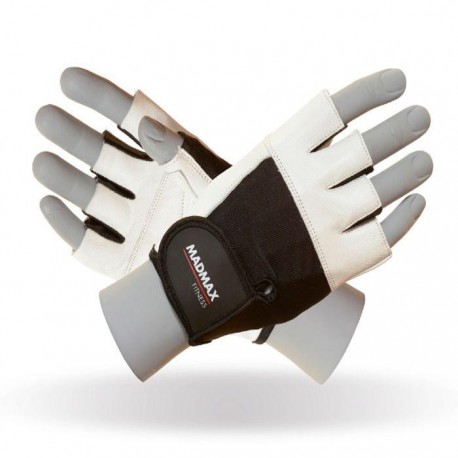 MadMax Gloves Fitness MGF-444 White/black
