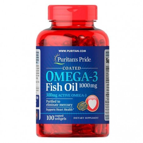 Puritan's Pride Omega-3 Fish Oil 1000 мг (100 капс.)