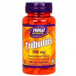 Now Foods Tribulus, Трибулус, 500 мг, 100 вег. капсул