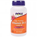 Vitamin D-3, Now Foods, 1000 IU, 180 капсул