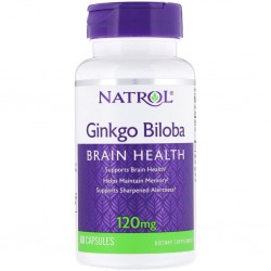 Natrol Ginkgo Biloba 120 мг (60 капс.)