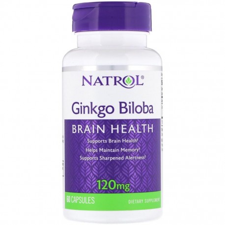 Natrol Ginkgo Biloba 120 мг (60 капс.)