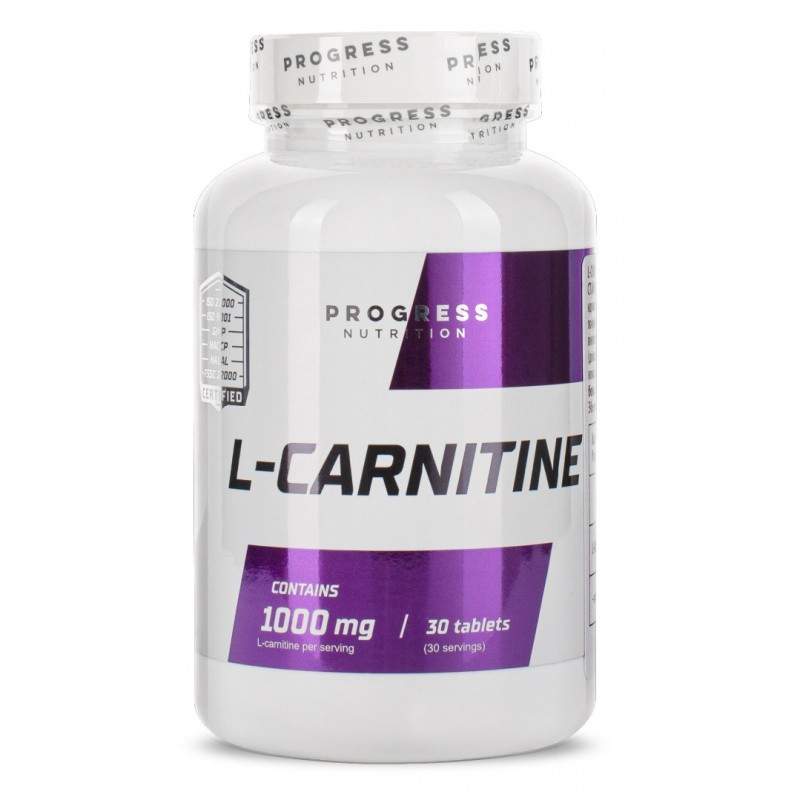 Progress Nutrition L-carnitine 1000 мг (30 таб.)