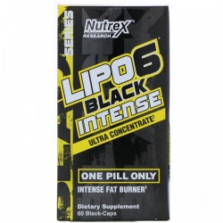 Lipo 6, Black Intense, Ultra Concentrat, 60 капсул