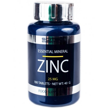 Zinc 25 Scitec Essentials (100 таблеток)