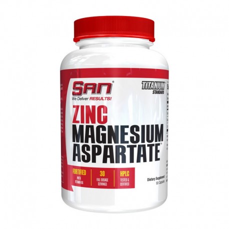 San, Zinc Magnesium Aspartate (90 капсул)