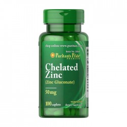 Puritan's Pride Zinc Chelated 50 мг (100 таблеток)