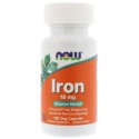 Now Foods, Iron 18 мг (120 вег. капсул)
