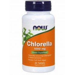 Now Foods, Chlorella 1000 мг (60 таб.)