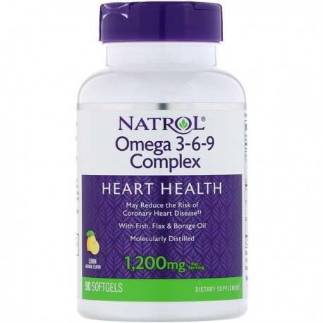 Natrol Omega 3-6-9 Complex 1.200 мг (90 капс.)