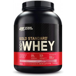 100% Whey Gold Standard, Optimum Nutrition , 2.27 кг, клубника