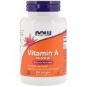 Now Foods, Vitamin A 25,000 IU (250 капсул)