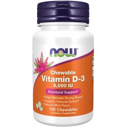 Now Foods Vitamin D-3 5000 IU (120 капс.)