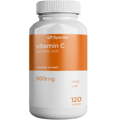 Sporter Vitamin C 500 mg with Rosehip (120 таб.)