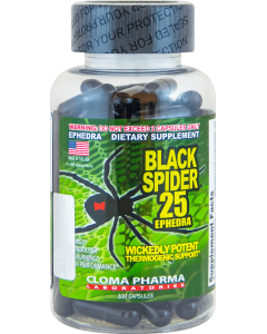 Black Spider 25, Cloma Pharma, 100 капсул