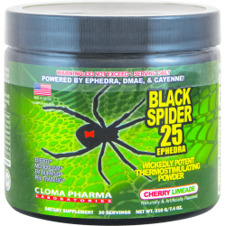 Cloma Pharma Pre-Workout Black Spider 25 (210 грамм)