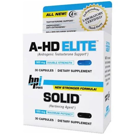 BPI Sports A-HD/SOLID COMBO FULL STACK Box