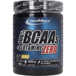 IronMaxx 100% BCAAs + Glutamine Zero - 500 г (банка)