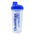 Quamtrax Shaker bottle 750 ml Quamtrax clear/blue