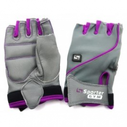 Sporter Перчатки для спорта - серый/фиолетовый