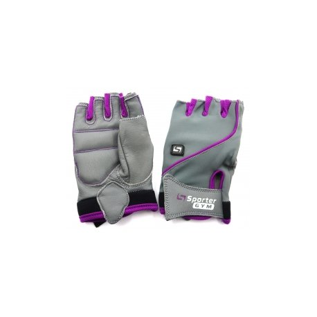 Sporter Перчатки для спорта - серый/фиолетовый