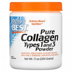 Doctor's Best, Pure Collagen Types 1 and 3 (200 гр.)