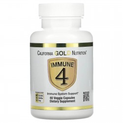 California Gold Nutrition, Immune 4 (60 вег. капсул)