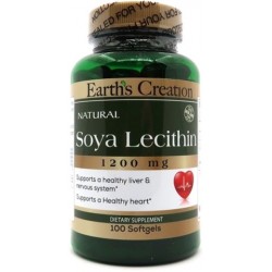 Earth's Creation, Soya Lecithin 1200 мг (100 капсул)