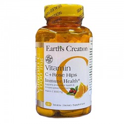 Earth's Creation, Vitamin C + Rosi Hips 1000 мг (100 таб.)