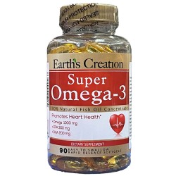 Earth's Creation, Super Omega-3 (90 капс.)