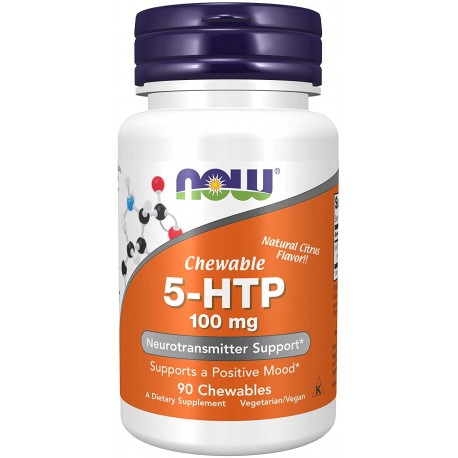 Now Foods 5-HTP chewable 100 мг (90 таб.)