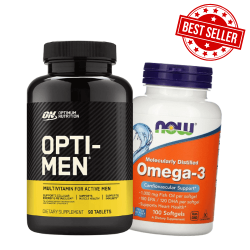 Opti-men + Omega-3 50% скидка