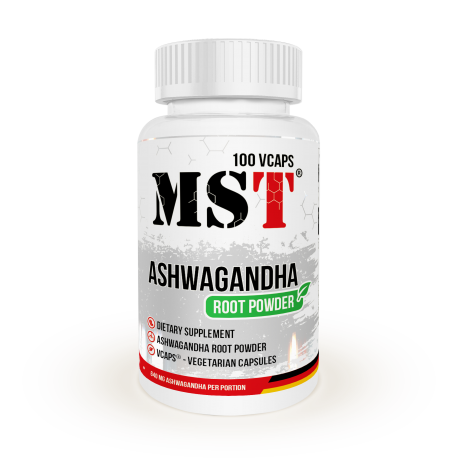 MST Ashwagandha Root Extract Ашваганда экстракт (100 caps)