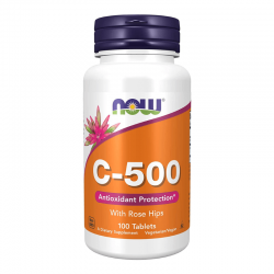 C-500, Now Foods, 500 мг, 100 таблеток