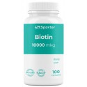 Биотин, Biotin, 10000 мкг, Sporter, 100 капсул