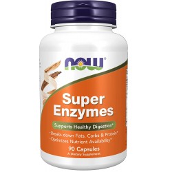 Super Enzymes, Now Foods, 90 капсул