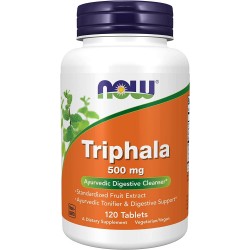 Triphala, Now Foods, 500 мг, 120 таблеток