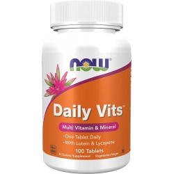 Витамины, Daily Vits, Now Foods, 100 таблеток