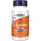 Лизин, L-Lysine, Now Foods, 500 мг, 100 таблеток