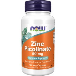 Zinc Picolinate, Now Foods, 50 мг, 120 капсул