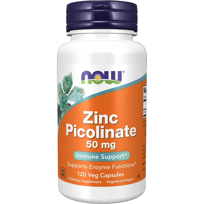 Zinc Picolinate, 50 мг, Now Foods, 120 капсул