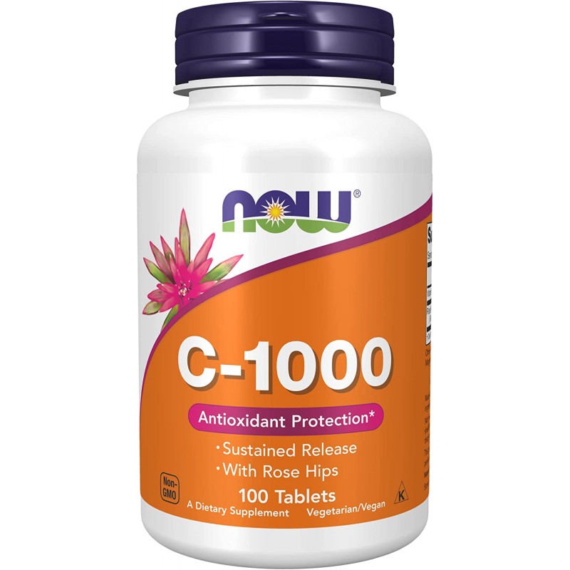C-1000, Витамин С, Now Foods, 100 таблеток