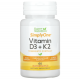 Vitamin D3+K2, Super Nutrition, 60 капсул