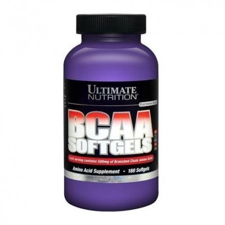 BCAA Softgels, Ultimate Nutrition, 180 капсул