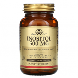 Inositol, Solgar, 500 мг, 100 капсул