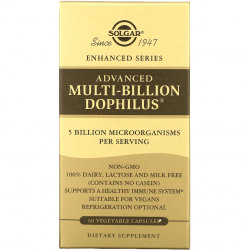 Advanced Multi-Billion Dophilus, Solgar, 60 капсул