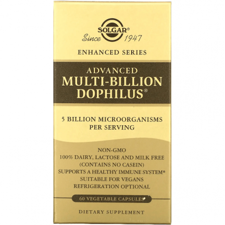 Advanced Multi-Billion Dophilus, Solgar, 60 капсул